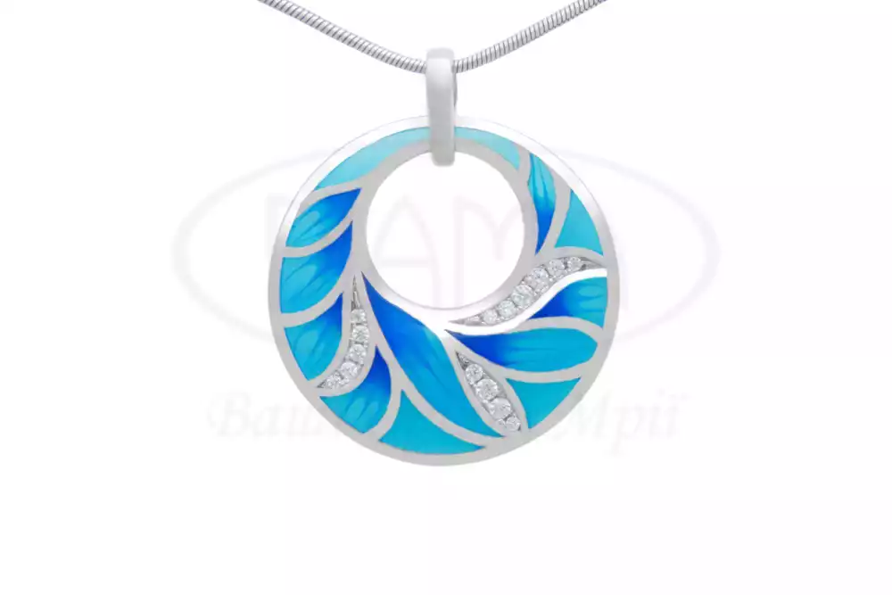 Підвіска срібна з Емаллю фото 1