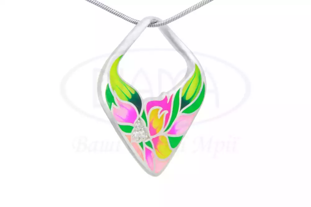 Підвіска срібна з Емаллю фото 1