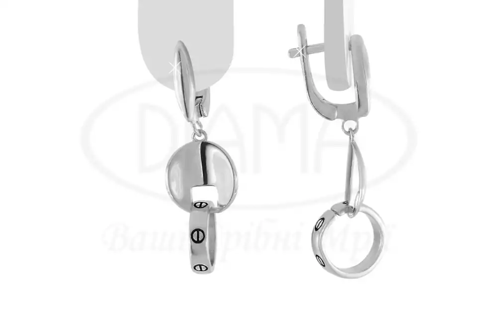 Срібні сережки фото 1