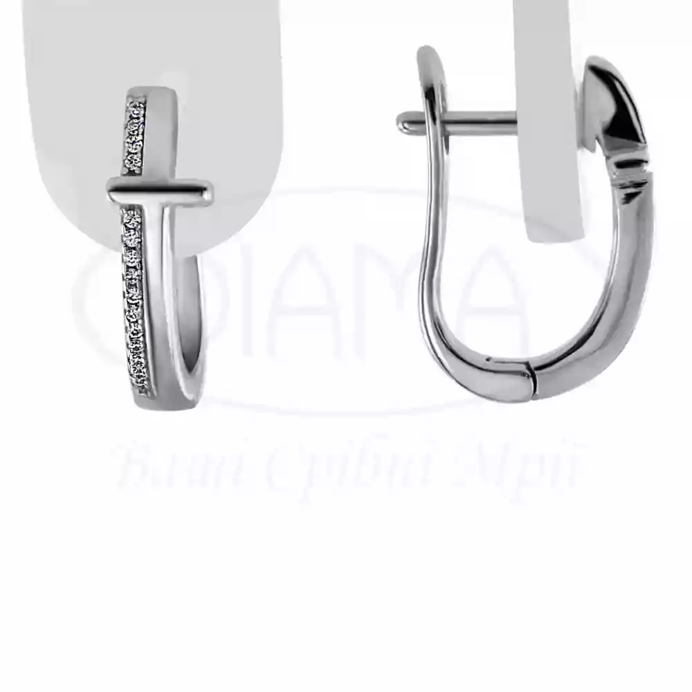 Срібні сережки фото 1