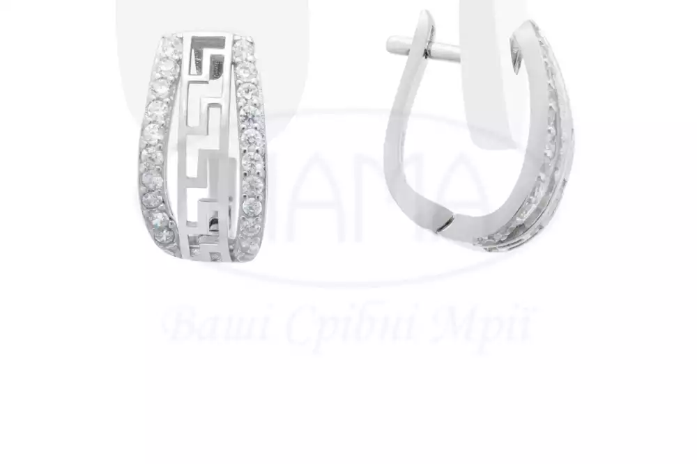 Срібні сережки фото 1