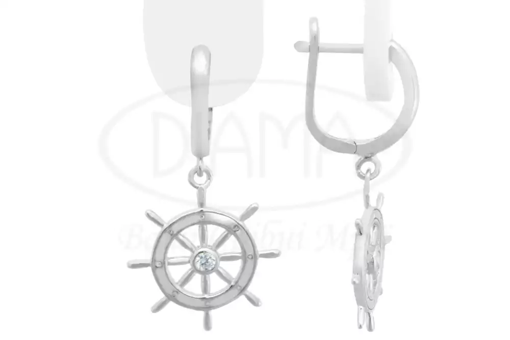 Срібні сережки фото 1