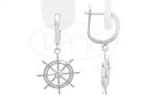 Срібні сережки