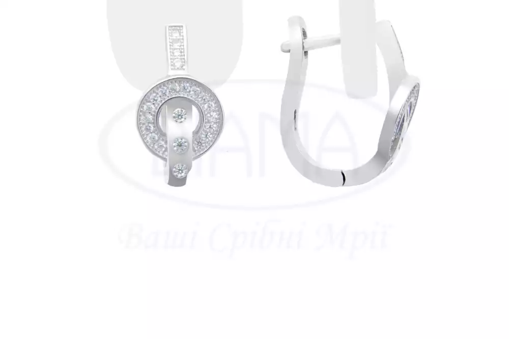 Срібні сережки фото 1