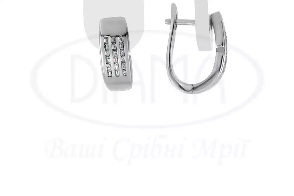 Срібні сережки фото 1