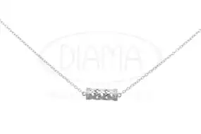 Срібне кольє