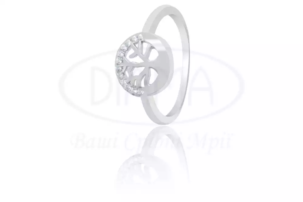 Срібна каблучка Дерево фото 1