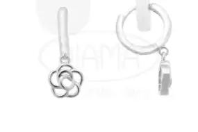 Срібні сережки Квітка