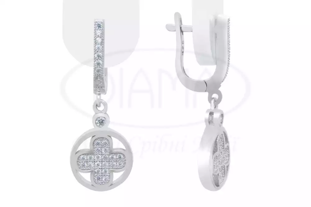 Срібні сережки фото 1