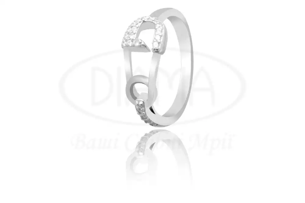 Срібна каблучка Булавка фото 1