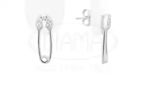 Срібні пусети Булавка