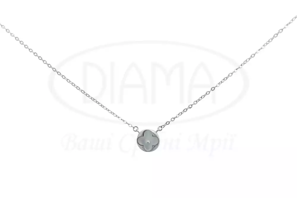 Срібне кольє з Перламутром фото 1