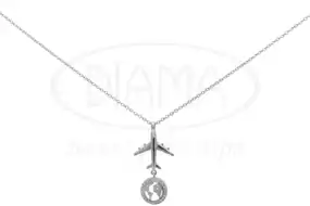 Срібне кольє