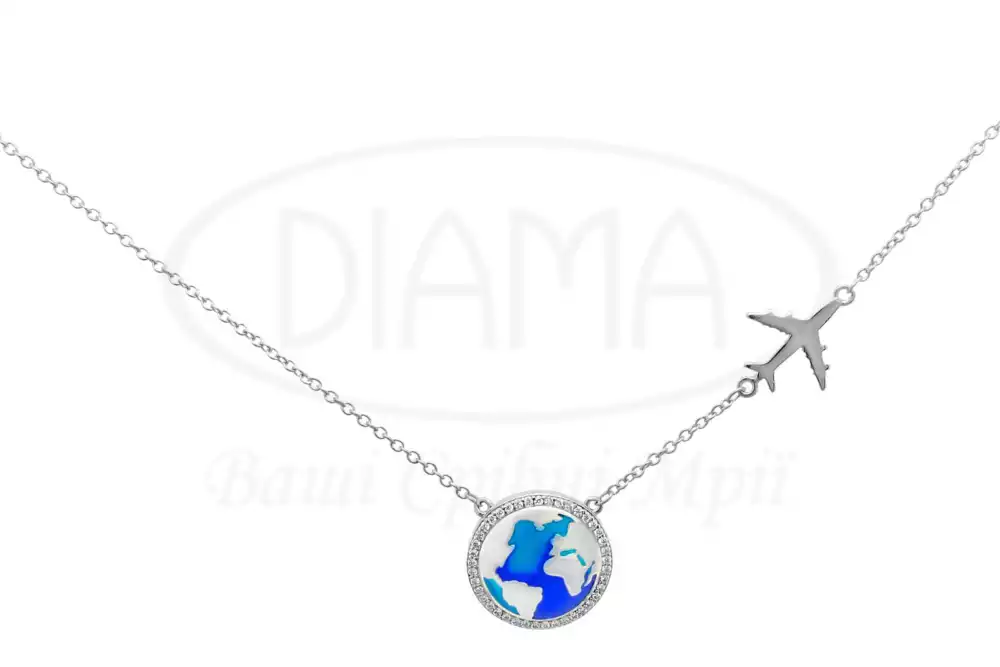 Срібне кольє фото 1