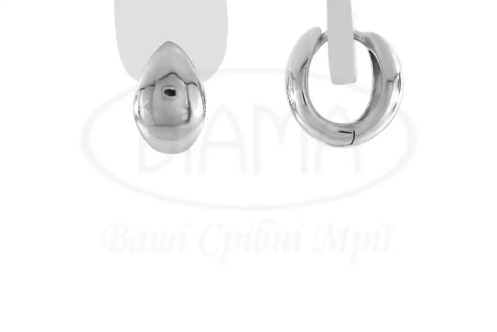 Срібні сережки фото 1