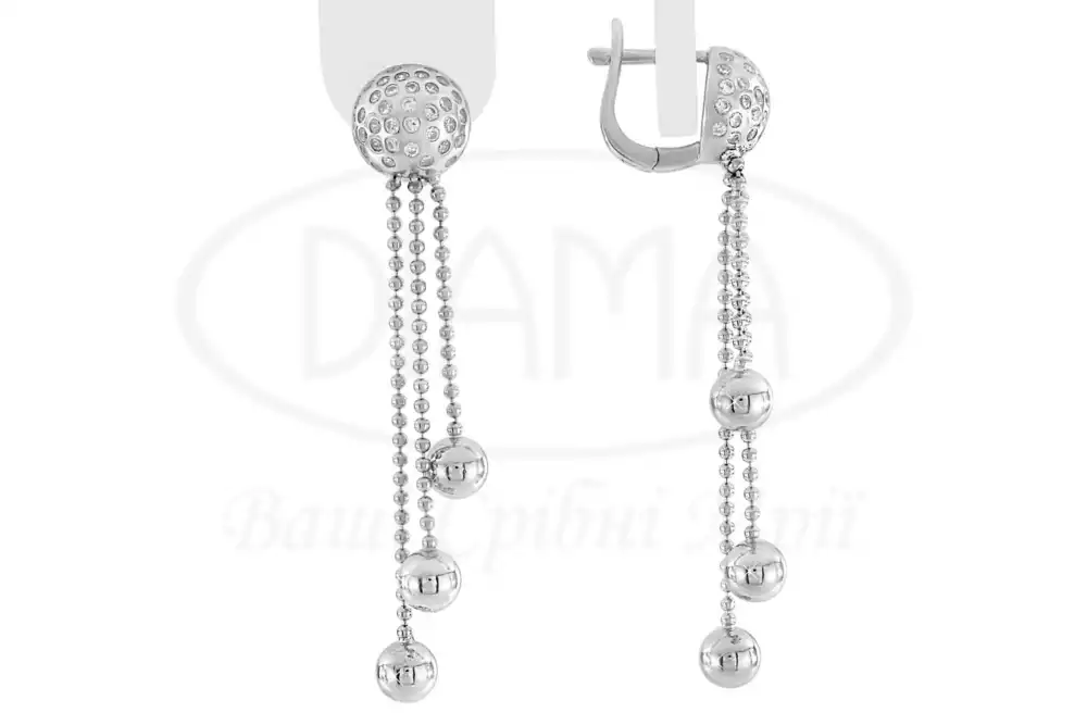 Срібні сережки фото 1