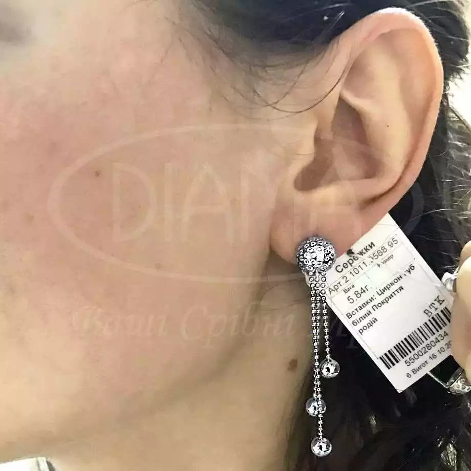 Срібні сережки фото 2