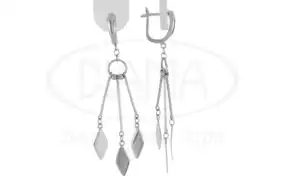 Срібні сережки