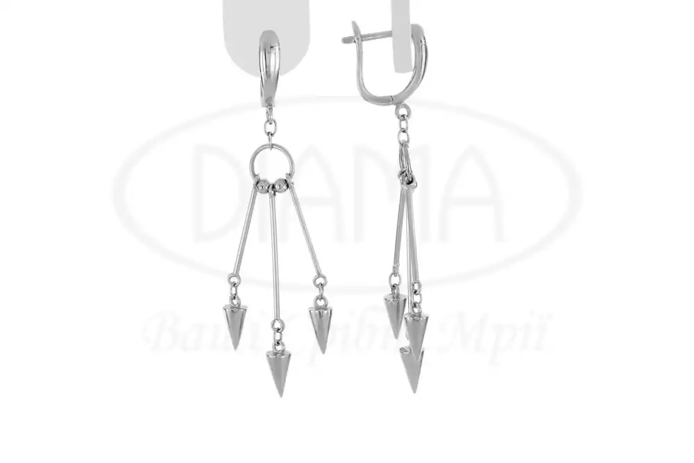 Срібні сережки фото 1