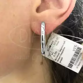 Срібні сережки