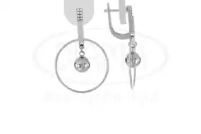 Срібні сережки