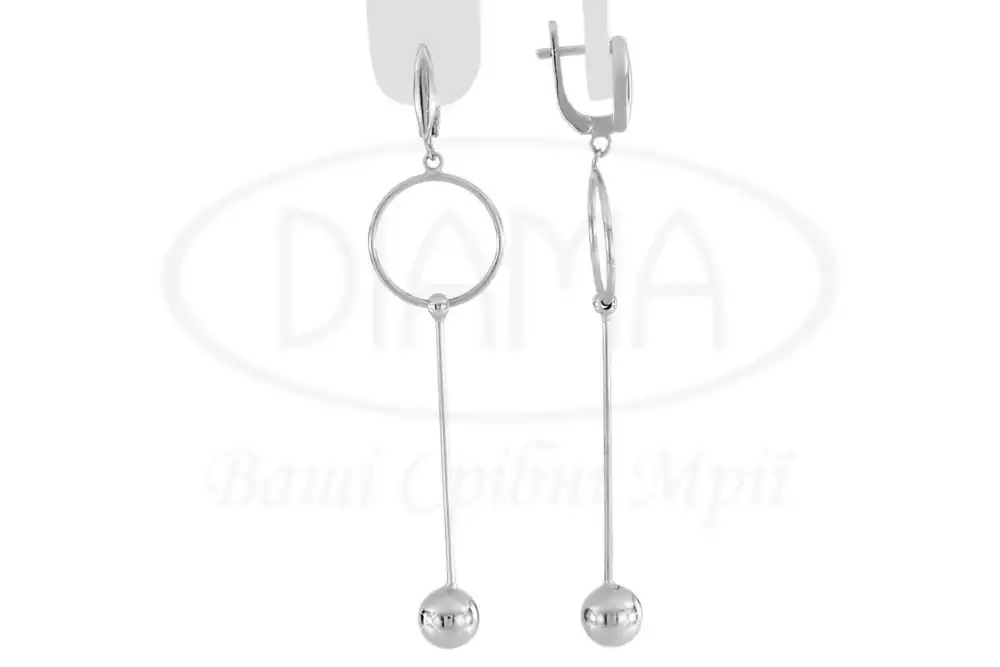 Срібні сережки фото 1