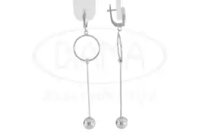 Срібні сережки