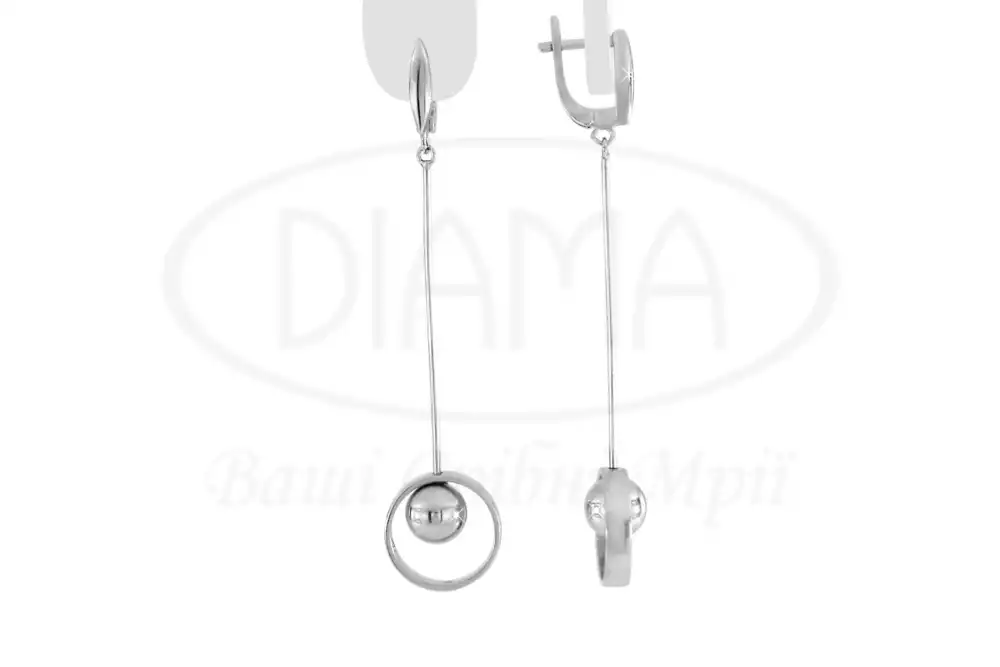 Срібні сережки фото 1