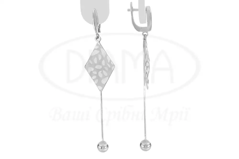 Срібні сережки фото 1