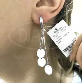 Срібні сережки