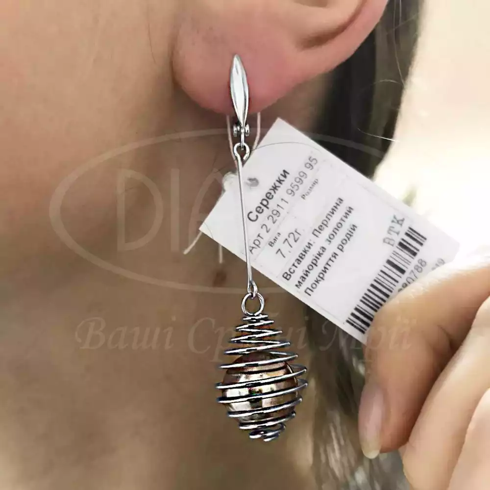 Срібні сережки фото 3