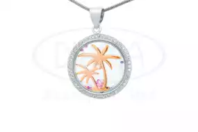 Срібна підвіска з Цирконом