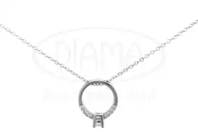 Кольє срібне Каблучка