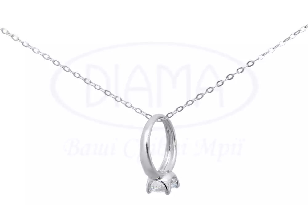 Кольє срібне Каблучка фото 1