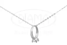 Кольє срібне Каблучка