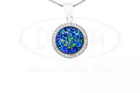 Срібна підвіска з Кварцем