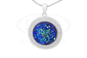 Срібна підвіска з Кварцем