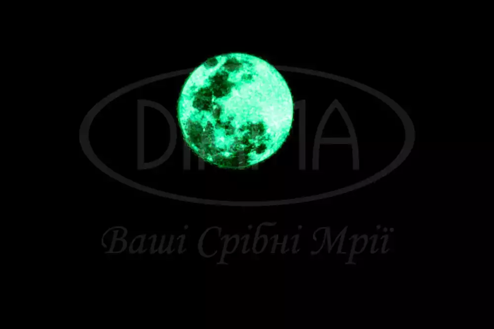 Срібна підвіска що світиться фото 2