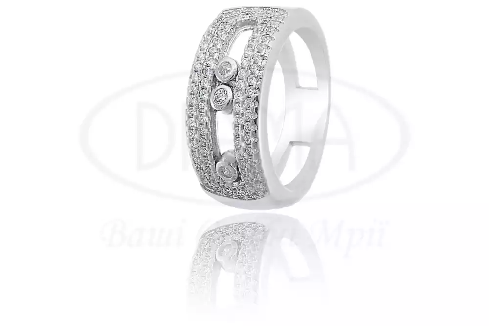 Каблучка срібна фото 1