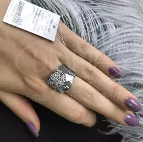 Срібна каблучка з Цирконом