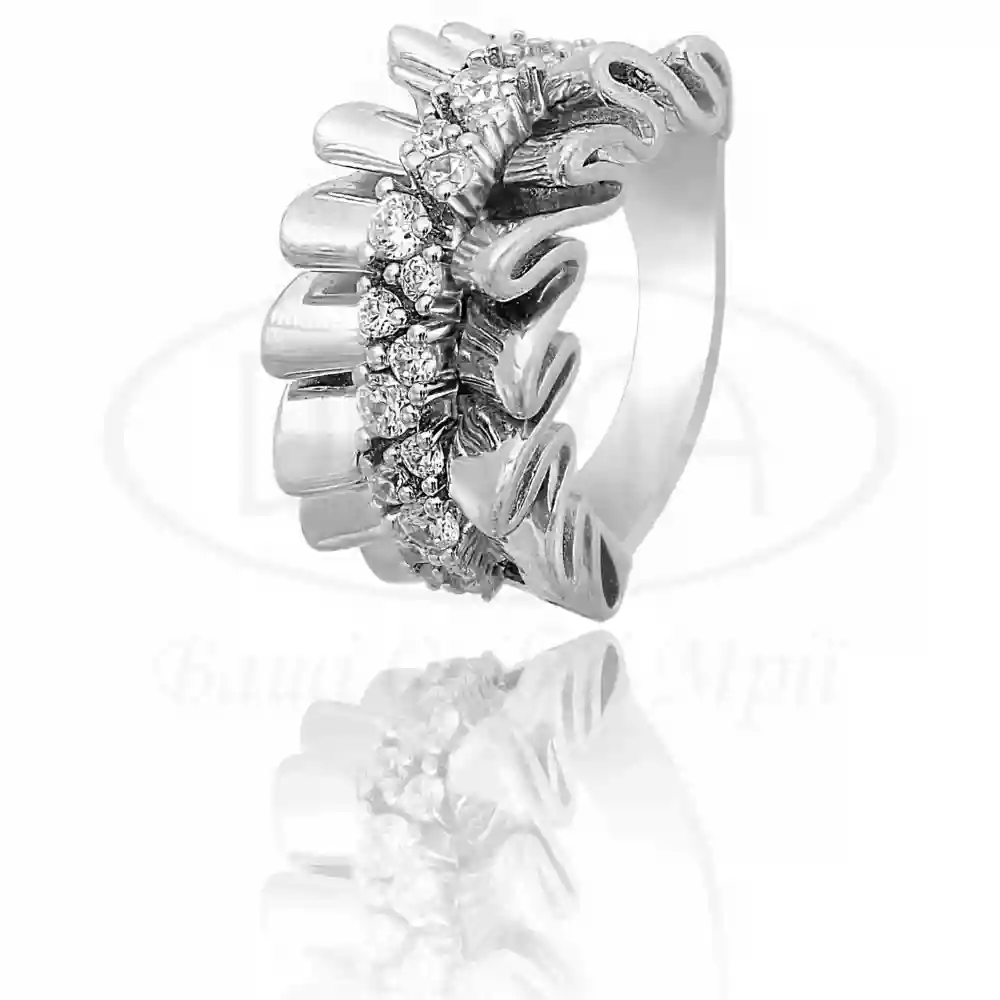 Срібна каблучка з Цирконом фото 1