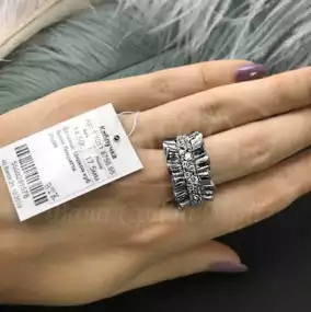 Срібна каблучка з Цирконом