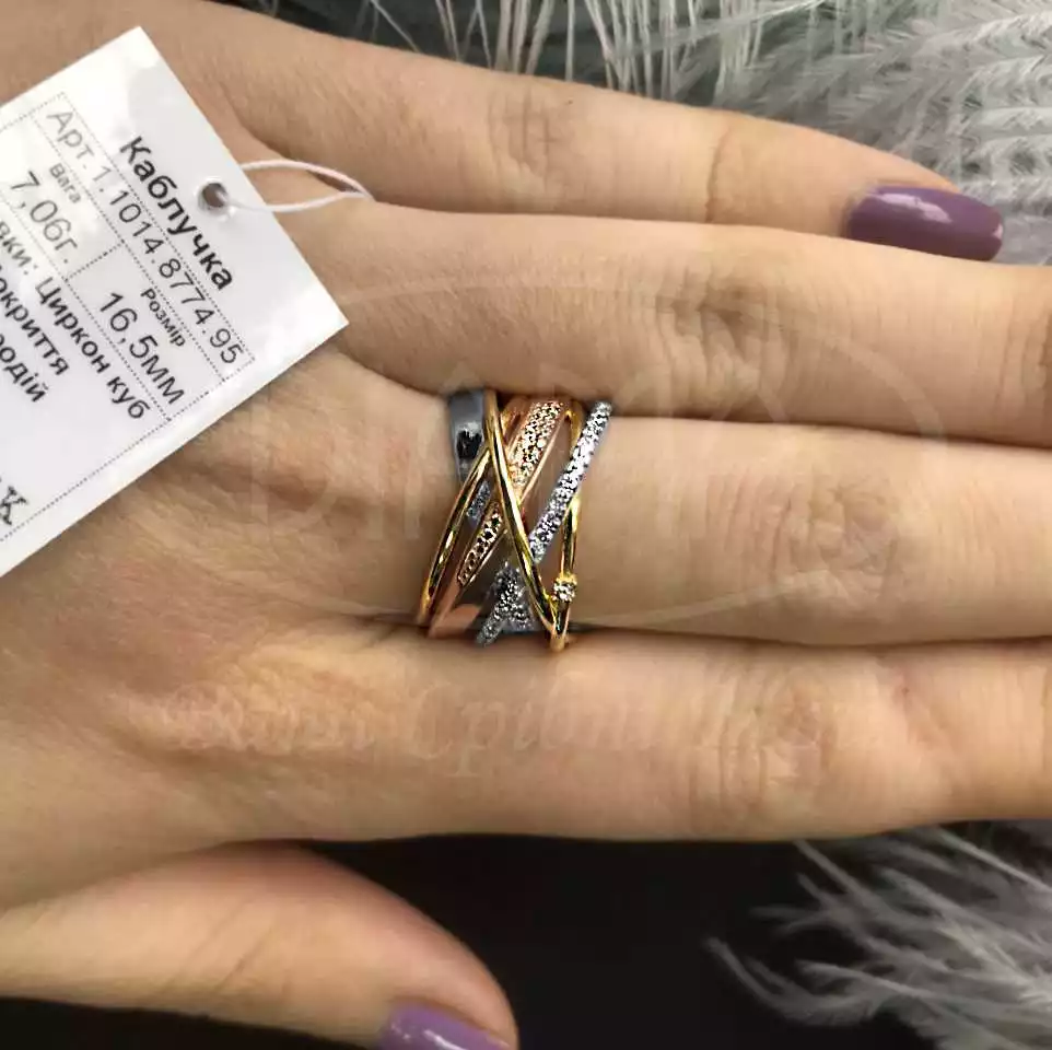 Срібна каблучка фото 2