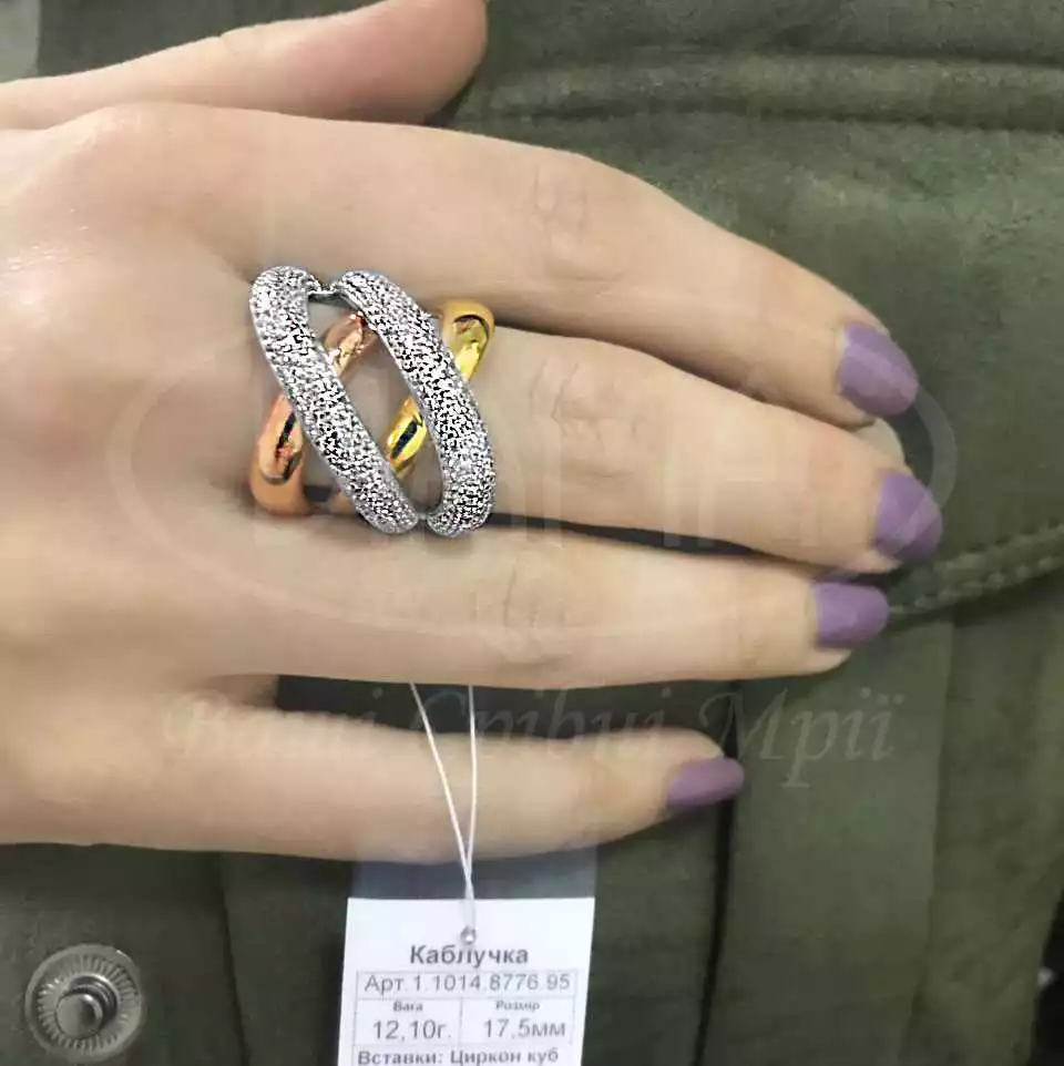 Срібна каблучка фото 2