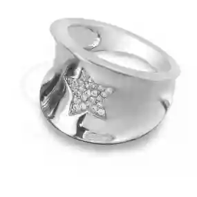 Каблучка срібна "Зірка"