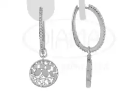 Сережки срібні з Цирконом