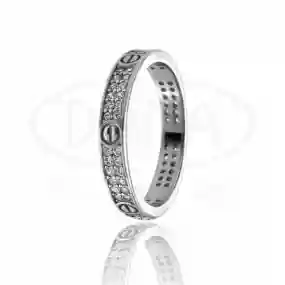 Каблучка срібна з Цирконом