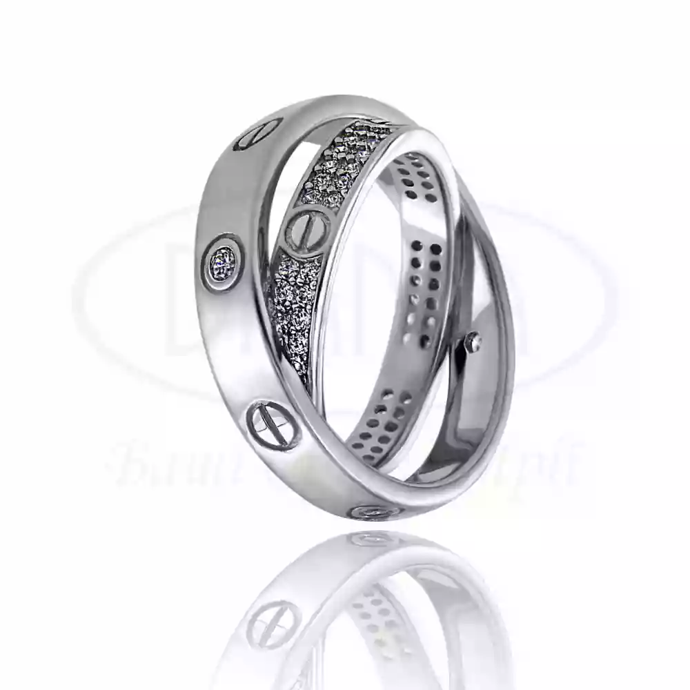 Каблучка срібна з Цирконом фото 1