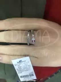 Каблучка срібна "Змія"