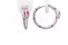 Сережки срібні "Змія"